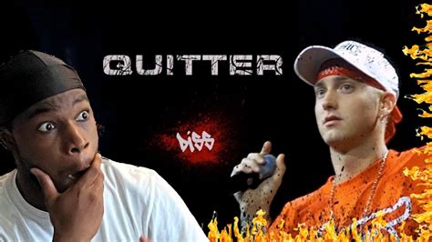 quitter eminem|eminem first diss.